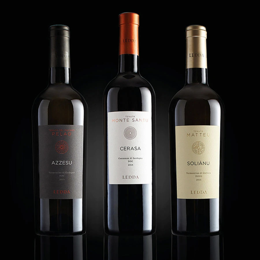 Tenute Ledda: labels for Sardinian fine wines - By HDG